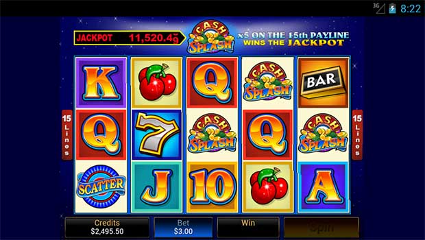 Cash Splash Progressive Slots Screenshot