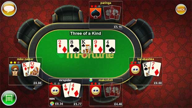 mFortune Mobile Poker Screenshot 3